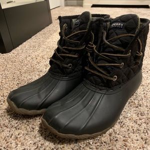 Sperry Saltwater Quilted Matte Duck Boots